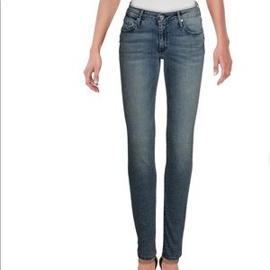Black Orchid Los Angeles Jude Mid-Rise Super Skinny Distressed Jeans
